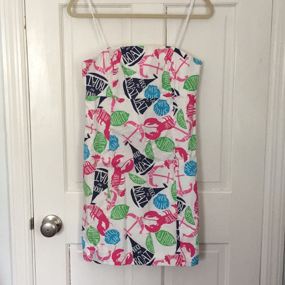 Rock the Boat Strapless Dress